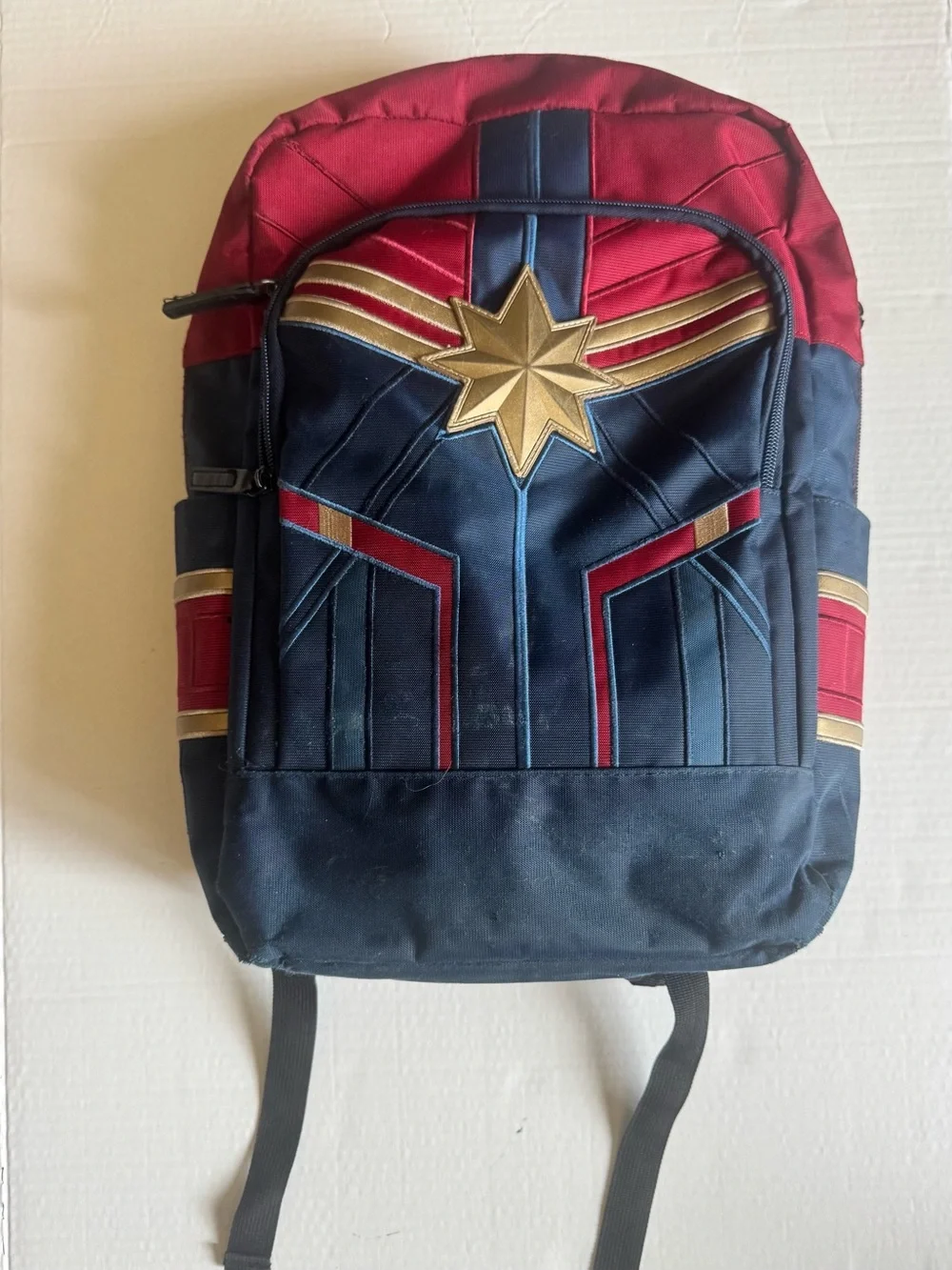 Captain America Marvel Unisex backpack Backpack - Red & white and gold